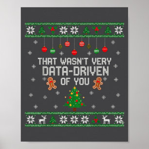 Poster Isso Não Foi Muito Orientado a Dados de Você Natal