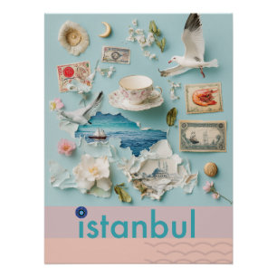 Pôster Istambul Na Minha Mente Poster