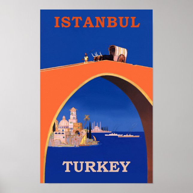 Poster Istambul, Turquia (Frente)