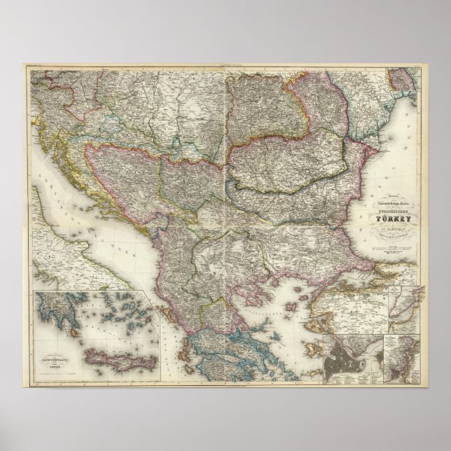 Pôster Istambul, Turquia (Frente)