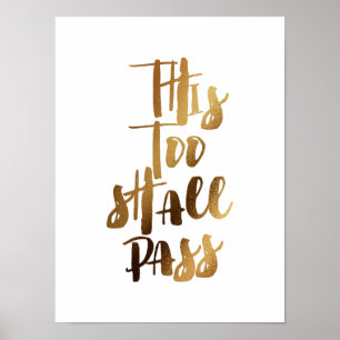 Poster Isto demasiado passará