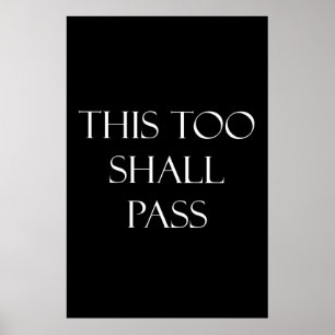 Poster Isto demasiado passará a citações citações