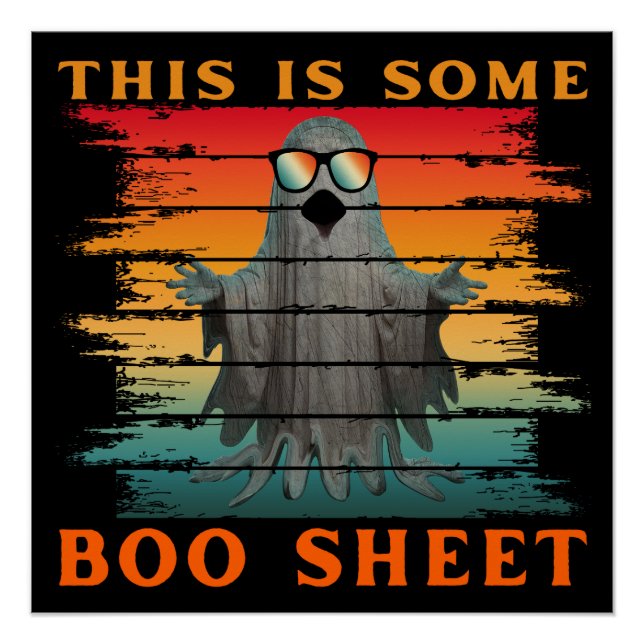 Pôster Isto é alguma folha de boo divertida fantasma de h (Frente)