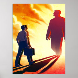 Poster Isto é Eu + Isto é Quem Eu Vou Ser na Parede