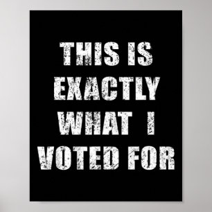 Poster Isto é exatamente o que eu votei