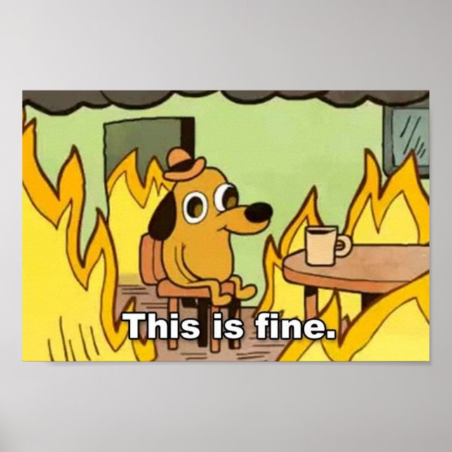 Poster Isto é finememe (Frente)