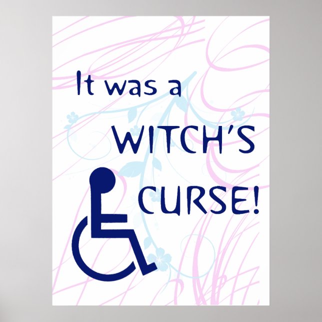 Pôster It Was A Witch's Curse: Disability (Frente)