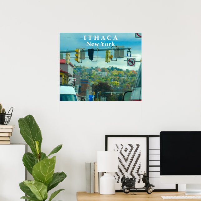 POSTER ÍTACA NOVA YORK (Escritório em casa)