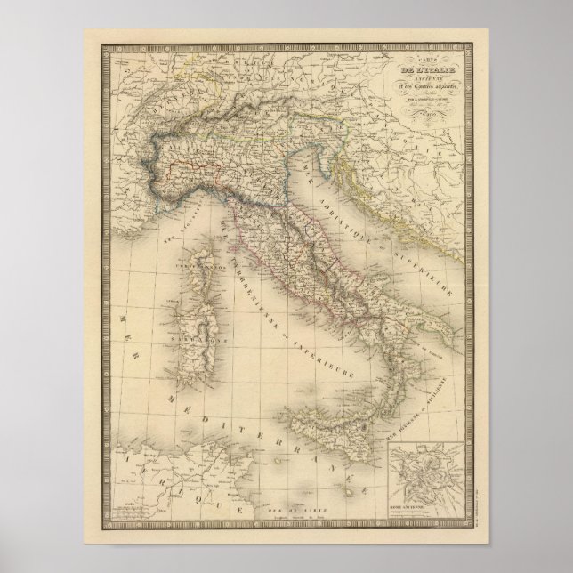 Poster Itália Antiga 3 (Frente)