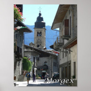 Poster Itália - Aosta Valley - Morgex -