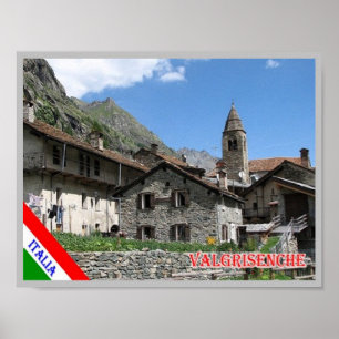 Poster Itália - Aosta Valley - Valgrisenche -