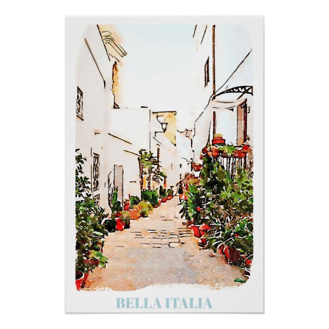 Pôster ** Itália AP12 Street Plant Lines Poster (Frente)