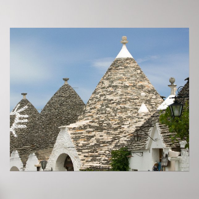 Poster Itália, Apúlia, Alberobello, Terra dei Trulli, (Frente)