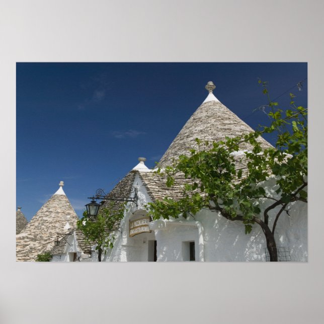 Pôster Itália, Apúlia, Alberobello, Terra dei Trulli, 2 (Frente)