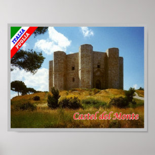 Poster Itália - Apúlia - Castel del Monte -