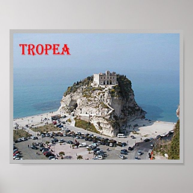 Poster Itália - Calábria - Tropea - (Frente)