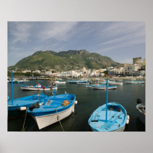 Poster ITÁLIA, Campânia, (Baía de Nápoles), ISCHIA, F