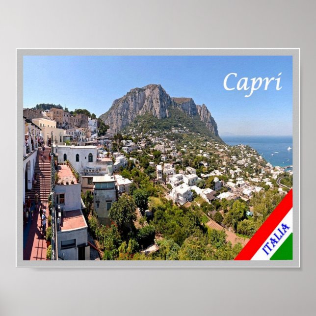 Poster Itália - Campânia - Capri - (Frente)