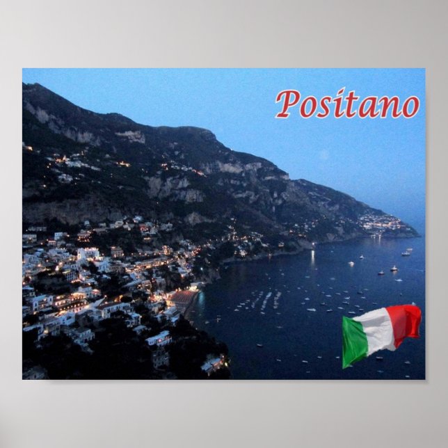 Poster Itália - Campânia - Positano - (Frente)