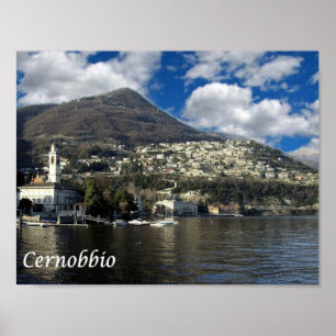 Poster Itália - Como Lake - Cernobbio -