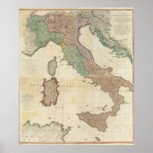 Pôster Italia composta