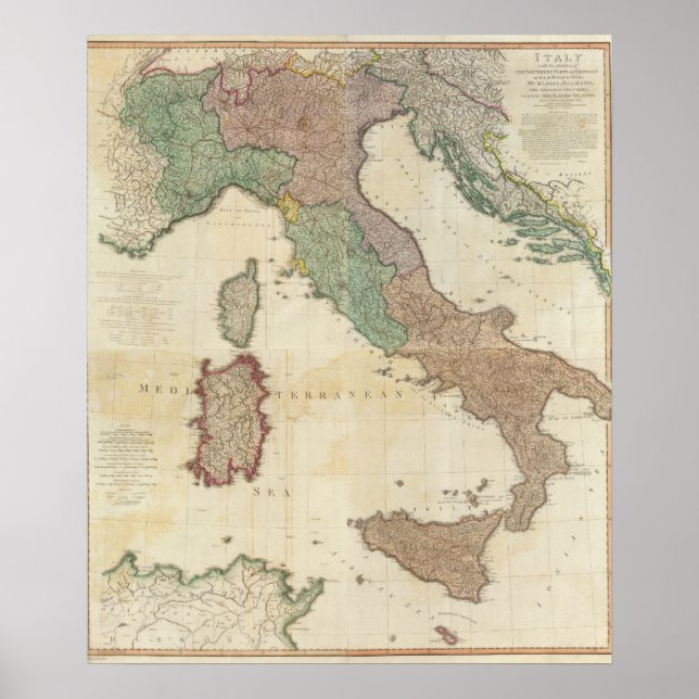 Pôster Itália composta (Frente)