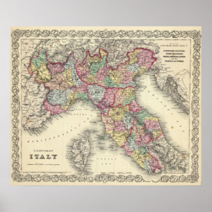 Poster Italia do norte