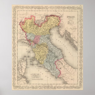 Pôster Italia do norte