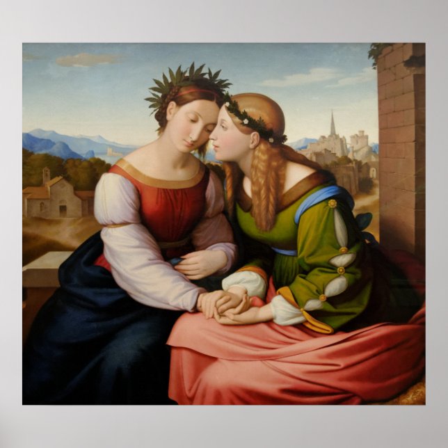 Poster Itália e Alemanha (Itália e Alemanha como Irmãs) (Frente)