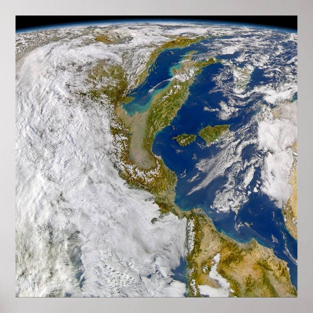 Poster Itália E O Mar Adriático. (Frente)