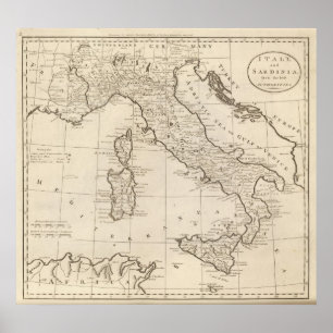 Poster Italia, e Sardinia