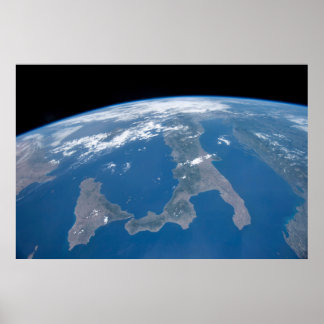 Poster Itália E Sua Ilha Sicília.