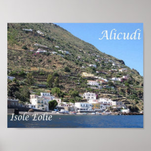 Poster Itália - Ilhas Eolianas - Alicudi -