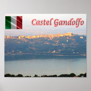 Poster Itália - Lácio - Castel Gandolfo -