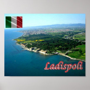 Poster Itália - Lácio - Ladispoli -