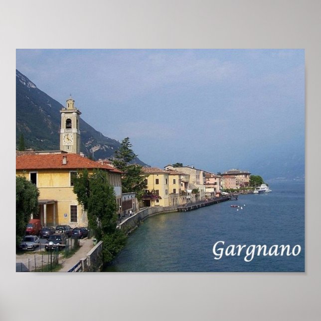 Poster Itália - Lago Garda - Gargnano - (Frente)