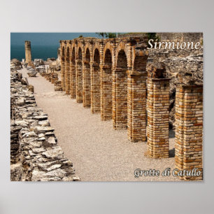 Poster Itália - Lago Garda - Sirmione - Grotte di Catull