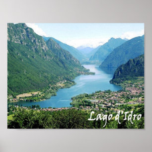 Poster Itália - Lago Idro -