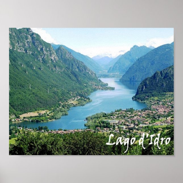 Poster Itália - Lago Idro - (Frente)