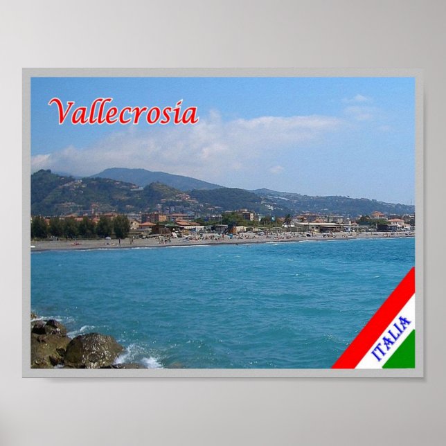 Poster Itália - Ligúria - Vallecrosia - (Frente)