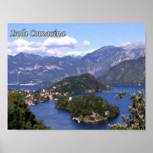 Poster Itália - Lombardia - Lago Como - Isola Comacina - (Frente)
