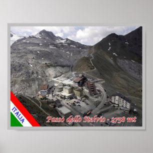Poster Itália - Lombardia - Stelvio Pass -