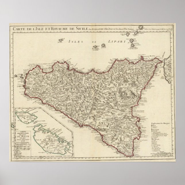 Pôster Itália, Malta (Frente)