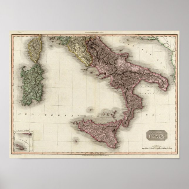 Pôster Itália Meridional (Frente)