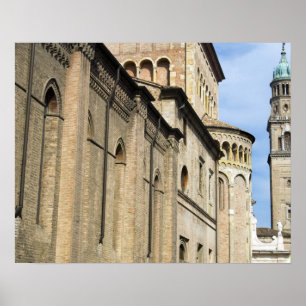 Pôster Itália, Parma, Torre da Igreja de São João