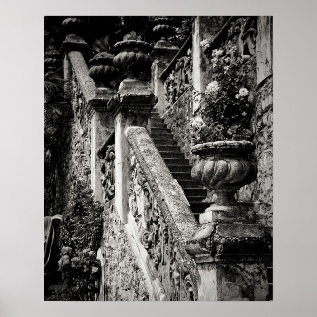 Pôster Itália, Província de Lecco, Varena. Villa Monaster (Frente)