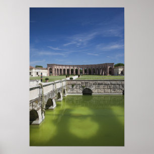 Pôster Itália, Província de Mântua, Mântua. Courtyard