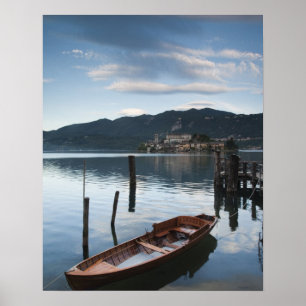 Pôster Itália, Província de Novara, Orta San Giulio. Is
