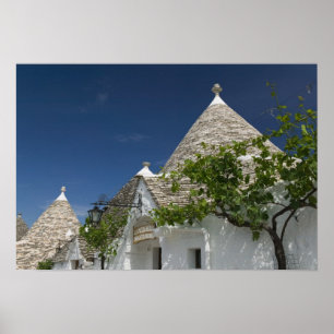 Pôster Itália, Puglia, Alberobello, Terra dei Trulli, 2