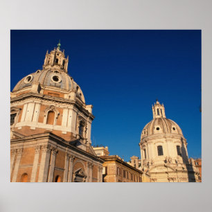 Poster Itália, Roma, Papais noeis da igreja de Maria di